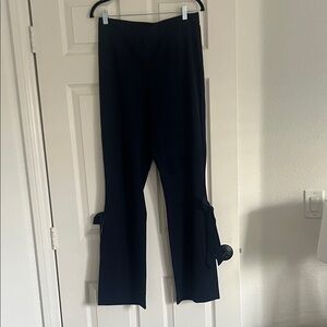 Elegant Navy Blue Women's Pants